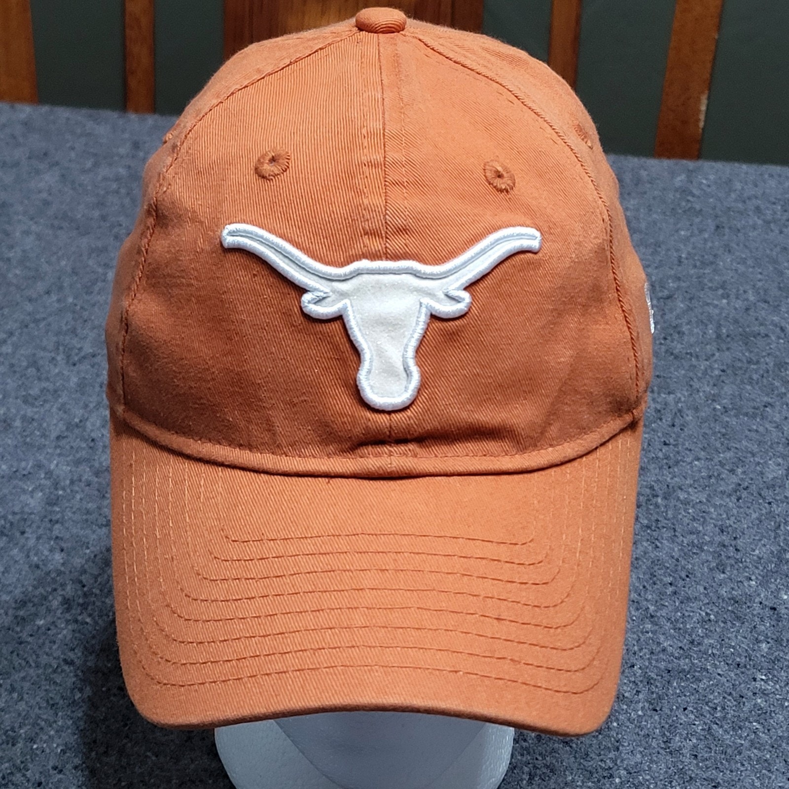 Texas Longhorns Hat Dad Cap Womens Burnt Orange New Era 9twenty Strapback Curve — image 2 of 8